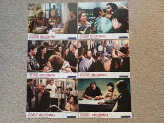 CODE INCONNU NED. lobbycard set.
