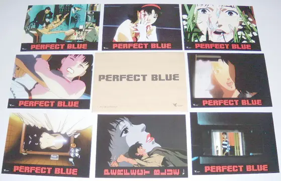PERFECT BLUE lobbycard set.