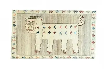 Gabbeh - Verzamelobject - Tijger - 132 cm - 76 cm