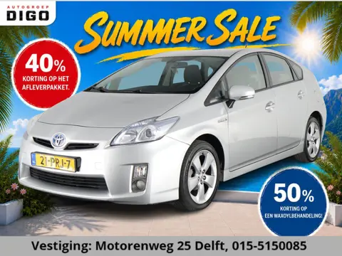 Toyota Prius 1.8 HYBRIDE AUTOMAAT ASPIRATION 100% DEALERAUTO PARKEERSENSOREN ACHTER. KEYLESS ENTRY. 