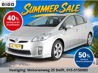 Toyota Prius 1.8 HYBRIDE AUTOMAAT ASPIRATION 100% DEALERAUTO PARKEERSENSOREN ACHTER. KEYLESS ENTRY. 