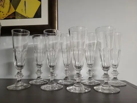 Baccarat - Fluitjes (8) - Kristal