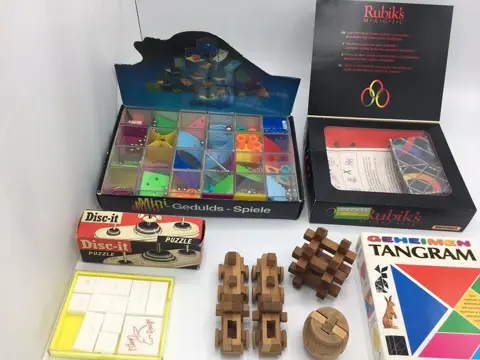 Matchbox, other Brands - Bordspel Rubik's Magic, Mini
