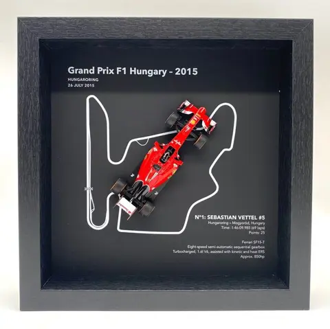 Decoratief object - FRAMEDWHEELS - GP F1 Hungary 2015