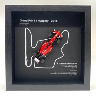 Decoratief object - FRAMEDWHEELS - GP F1 Hungary 2015