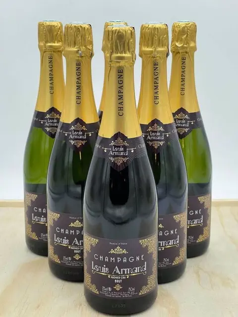 Louis Armand Brut - Champagne Premier Cru - 6 Flessen (0.75