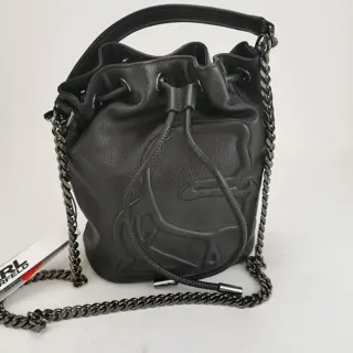 Karl Lagerfeld - K/Pebble Logo Bucket Bag - Handtas