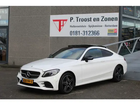 Mercedes-Benz C-Klasse Coupé 200 AMG Line Night Edition NIEUW MODEL Automaat Panoramadak/Sfeerverlic