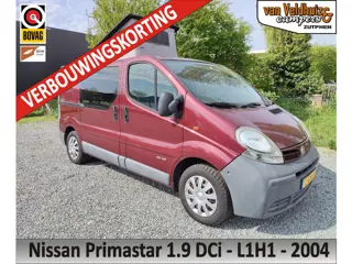 Nissan PrimaStar 1.9 DCi - L1H1 - NL Buscamper
