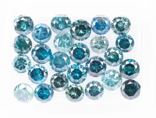 26 pcs Diamanten - 4.85 ct - Fancy Deep Blue to Bluish