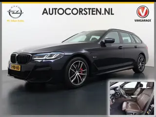 BMW 5 Serie Touring 530e 292PK Hybrid xDrive M-Sport Leder Elek.Comfort Stoelen+Memory+Verwarmd Shad