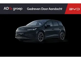 BYD DOLPHIN G DM-i Comfort NIEUW/ 1040 KM / Obsidian Black / 105 EV / 360°-camera / HUD /