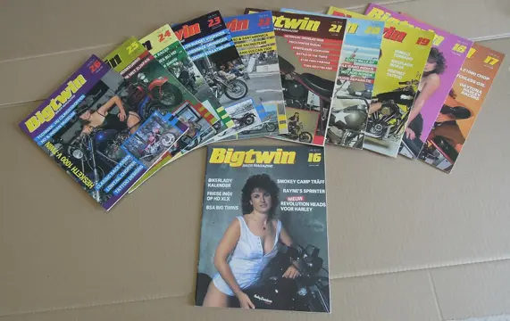 BigTwin motor magazine jaargang 1986 t/m 2016. Vanaf de eerste jaargang.