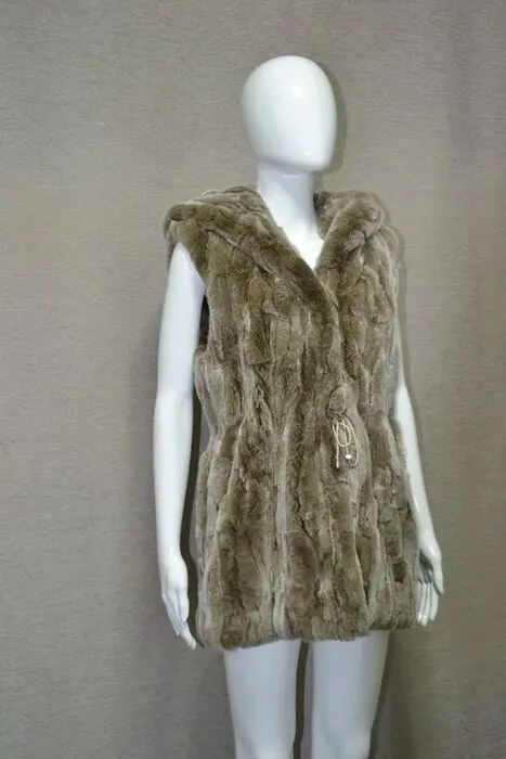 Artisan Furrier - Chinchilla Rex Gilet - Gemaakt in: