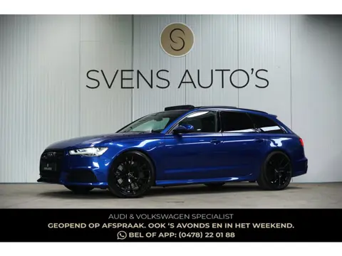 Audi S6 Avant 4.0 TFSI 450pk Panodak|RS-Stoelen|Carbon|Luchtvering|Sepang Blauw