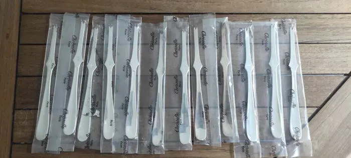 Christofle - Oestervorken (12) - Verzilverd - Dax