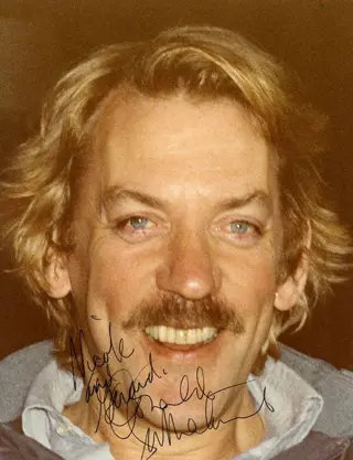 Gérard FOUQUET - Donald Sutherland, autographe
