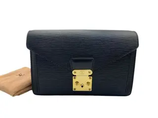 Louis Vuitton - Black Epi - Clutch