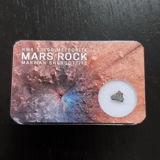Martian Shergottite meteoriet Rots van Mars - 0.04 g