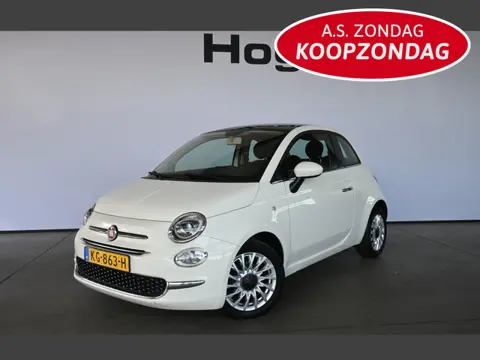 Fiat 500 0.9 TwinAir Turbo Lounge Automaat Airco Panoramadak Rijklaarprijs! Inruil Mogelijk!