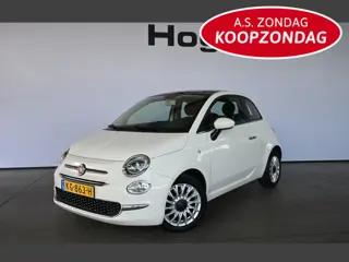 Fiat 500 0.9 TwinAir Turbo Lounge Automaat Airco Panoramadak Rijklaarprijs! Inruil Mogelijk!