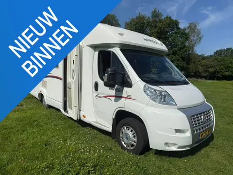FIAT DUCATO CAMPER RAPIDO 7066F ENKELE BEDDEN VAKANTIE KLAAR