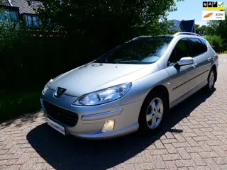 Peugeot 407 SW 2.0-16V ST Pack 140pk Clima Navi Trekhaak 1500kg. Panorama