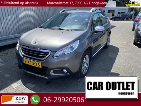 Peugeot 2008 1.2 VTi Allure Leer/Stof, Clima, CC, Navi, PDC v/a, LM, Afn.Trekh, nw. APK – Inruil Mog