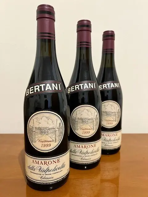 1999 Bertani - Amarone della Valpolicella - 3 Flessen (0.75