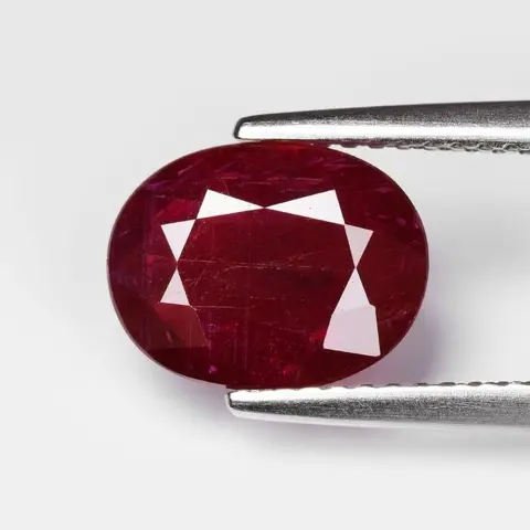 Rijk rood Robijn - 2.06 ct