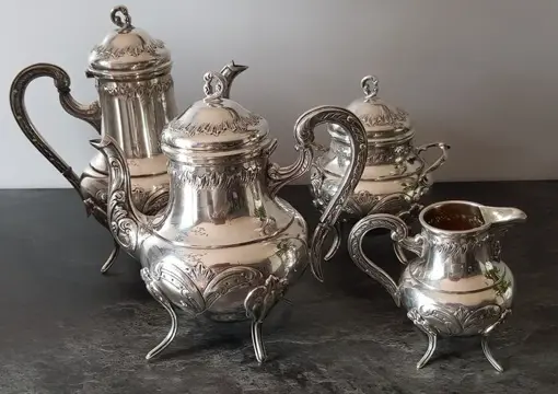 Poinçon Orfèvrerie de France "GM" - Schitterend thee- en