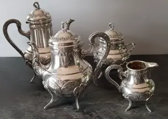 Poinçon Orfèvrerie de France "GM" - Schitterend thee- en