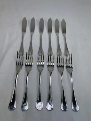 Luc Lanel - Christofle - Bestek (12) - Art Deco -