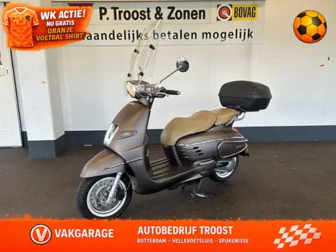 Peugeot Snorscooter Django Allure | Windscherm | Lederen zadel | Nederlands geleverd