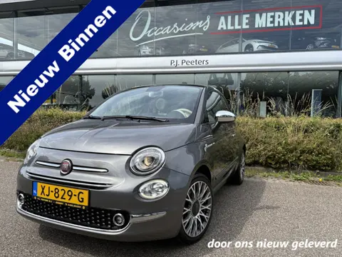 Fiat 500C 0.9 TwinAir Turbo Lounge Automaat Glazen panoramadak - Airco - Navigatie - Parkeersensor a
