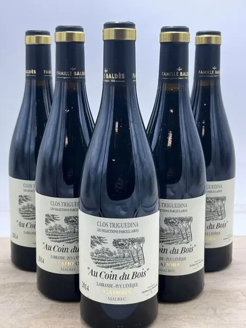 2014 Au Coin du Bois, Clos Triguedina - Cahors - 6 Flessen