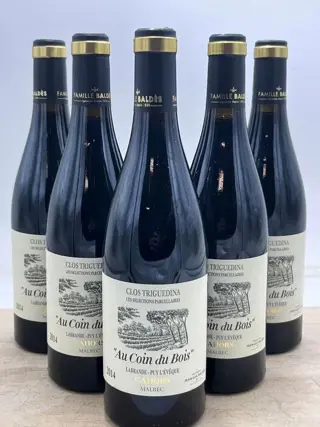 2014 Au Coin du Bois, Clos Triguedina - Cahors - 6 Flessen