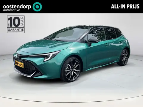 Toyota Corolla Hybrid 140 GR Sport | Super green met zwart dak | Carplay | Parkeersensoren | 18 inch