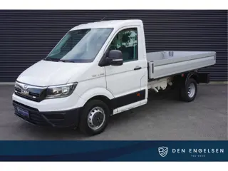 MAN TGE 180pk Automaat Dubbellucht open laadbak Tacho Cruise control Airco 3-Zits Pick-Up