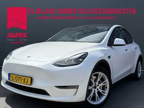 Tesla Model Y BWJ 2021 Long Range 351 PK AWD 75 kWh PANO | FULL LED | STOEL + STUURVERW. | 360 CAMER