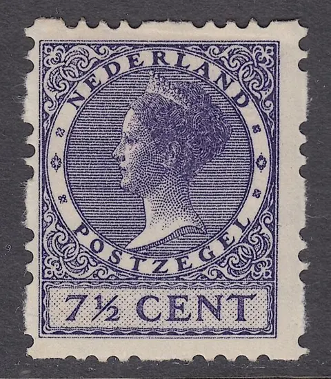 Nederland 1927 - Drie-gaats vierzijdige roltanding - NVPH R32