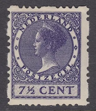 Nederland 1927 - Drie-gaats vierzijdige roltanding - NVPH R32