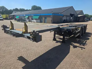 D-Tec MT 3L ROR DRUM D-Tec 3assige contatinerchassis - ROR assen - Trommelremmen - Luchtvering -  Li