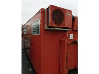 1 kantoor/schaftkeet container haakarm en kabelsysteem