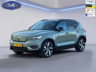 Volvo XC40 Recharge P8 AWD 408 pk R-Design, sage green, panoramadak, VOL OPTIES, camera, 20 inch, 1 