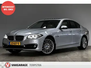 BMW 5 Serie 535i Luxury Edition/ Trekhaak/ 306pk!/ 19'' LMV/ PDC V+A/ 360° Camera/ Elek. Schuif-Kant