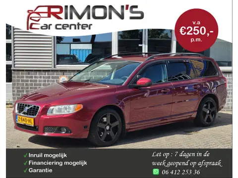Volvo V70 2.5T Kinetic Leder Trekhaak Airco Apk Tm 06-2027