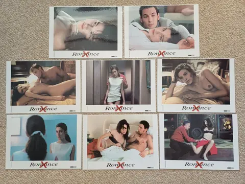 ROMANCE X lobbycard set.
