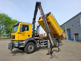 MAN TGM18.250 / 4X4 / NL TRUCK / TUV:30-04-2026 / 118783 KM / HMF 1110 K2 / ROTATOR / GOOD TYRES / F