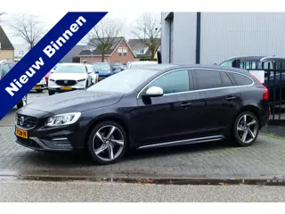 Volvo V60 1.6 T3 R-Design. Half Leer, StoelVerw, Navi, 18"LMV, PDC V+A, Haak 1600kg